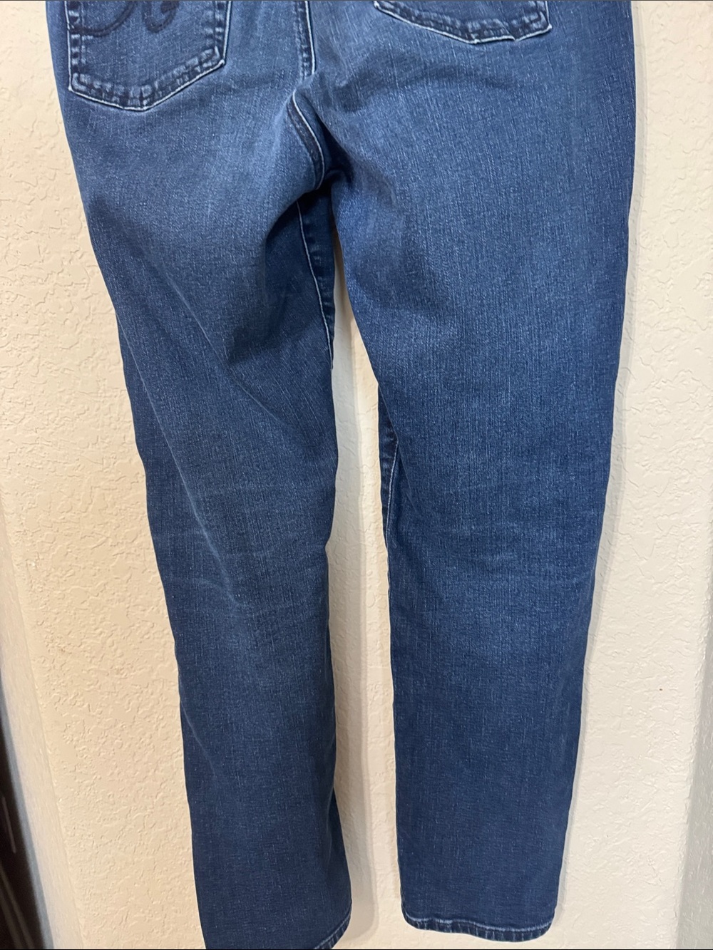 AG Mari High Rise Slim Straight Leg Jeans Dark Wash size 32 - Picture 10 of 13